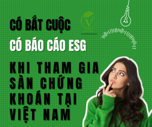 CÓ BẮT BUỘC CÓ BÁO CÁO ESG KHI THAM GIA SÀN CHỨNG KHOÁN TẠI VIỆT NAM?