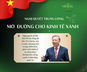 Nghị quyết Trung ương mở đường cho kinh tế xanh: Cơ hội vàng để doanh nghiệp Việt bắt đầu hành trình ESG cùng VietESG